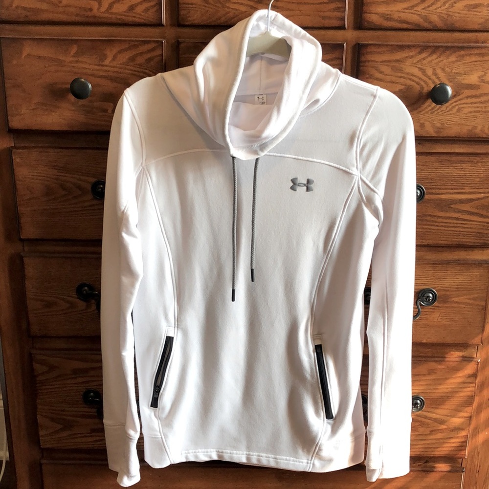 White Under Armour pullover